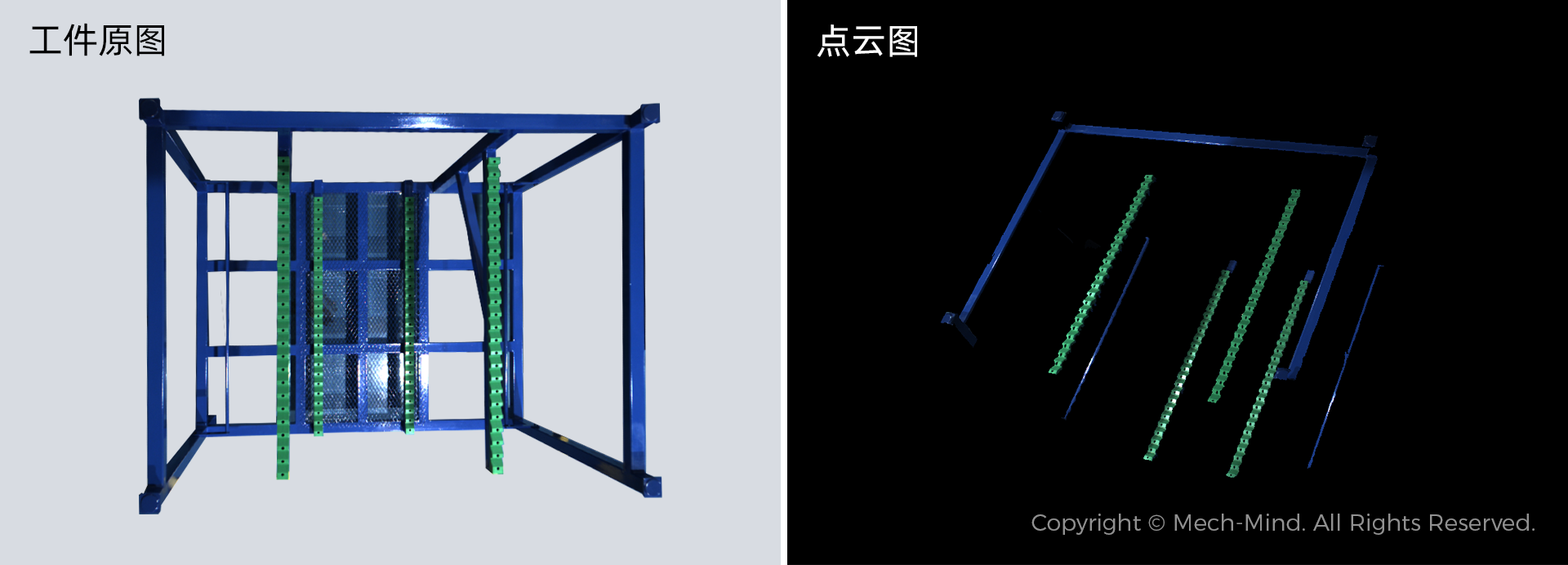 超遠(yuǎn)距離工業(yè)激光3D相機(jī)Mech-Eye LSR XL發(fā)布，助力沖壓/一體化壓鑄車(chē)間高精度下料裝筐