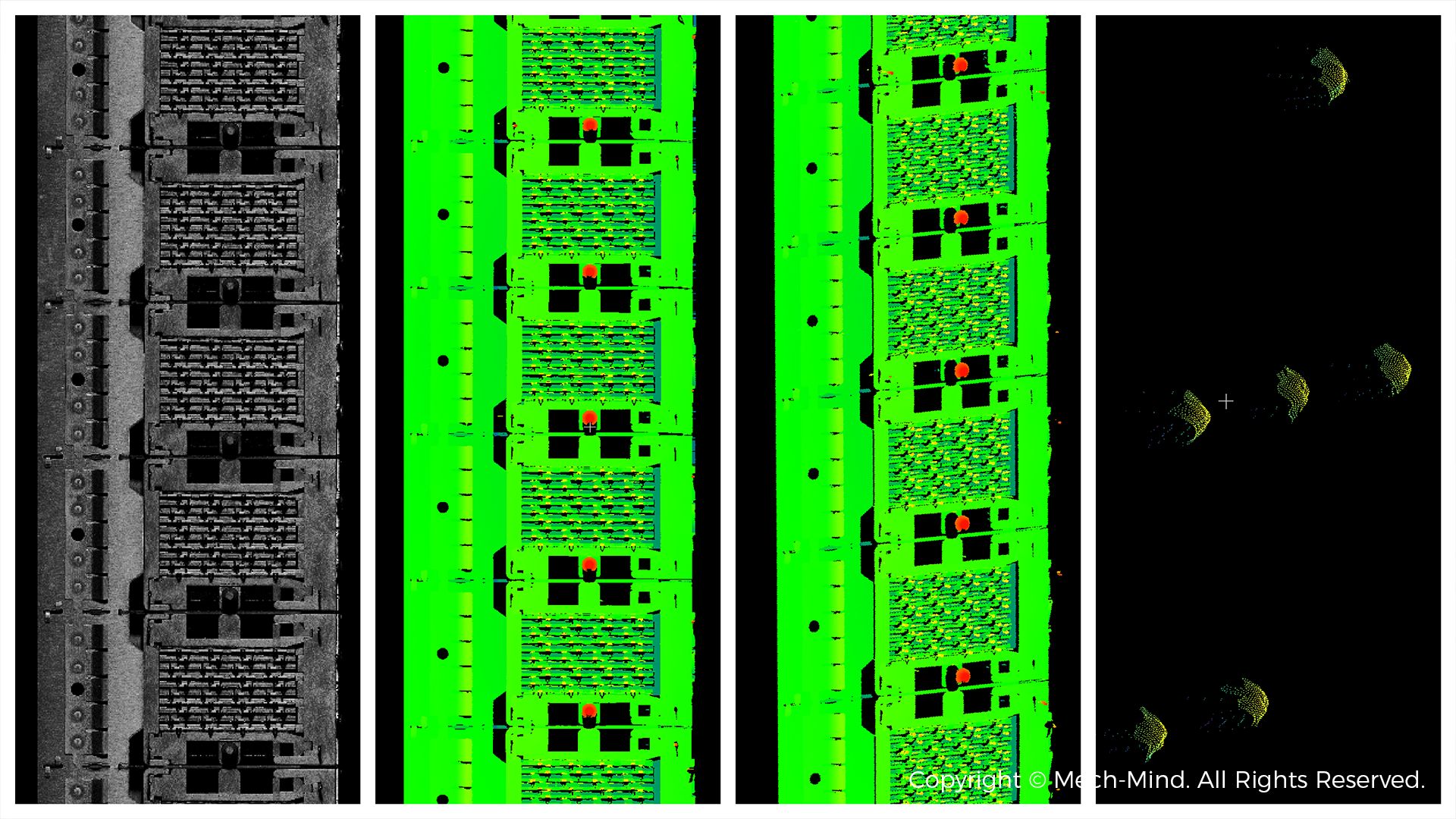 快速全檢、軟硬一體、便捷交付——梅卡曼德3D線激光技術(shù)+AI測(cè)量軟件賦能汽車連接器Pin針精密測(cè)量