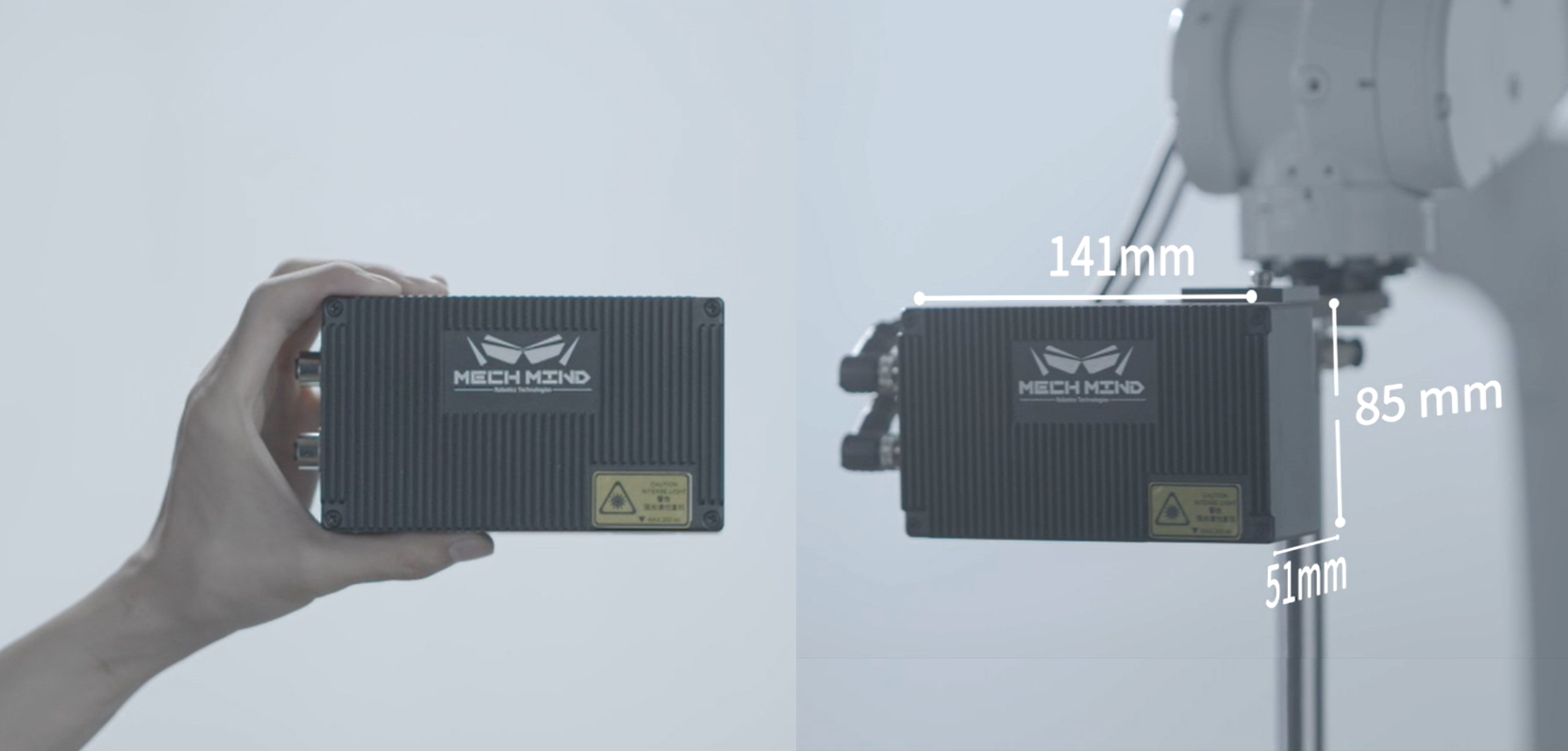新升級Mech-Eye Nano工業(yè)級3D相機——超小體積、更高精度、更強工業(yè)防護