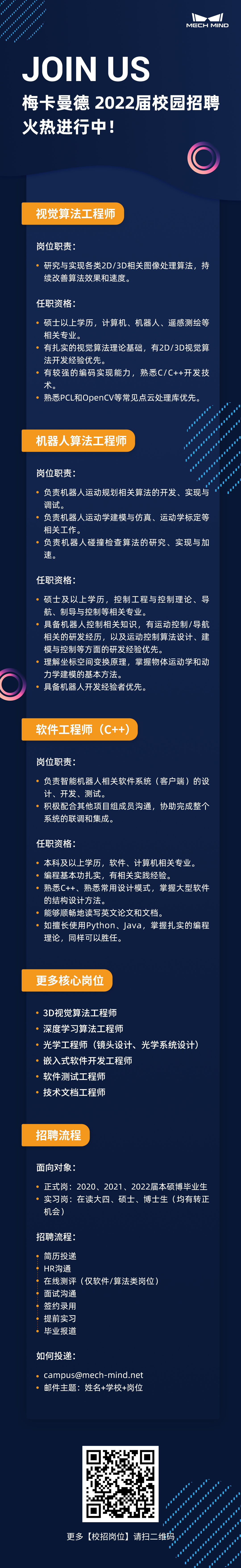 梅卡曼德2022校招 | 高速成長C輪獨角獸企業，邀你一起玩轉AI+機器人！