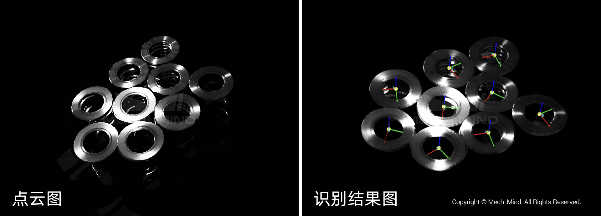 點云圖及識別結果圖