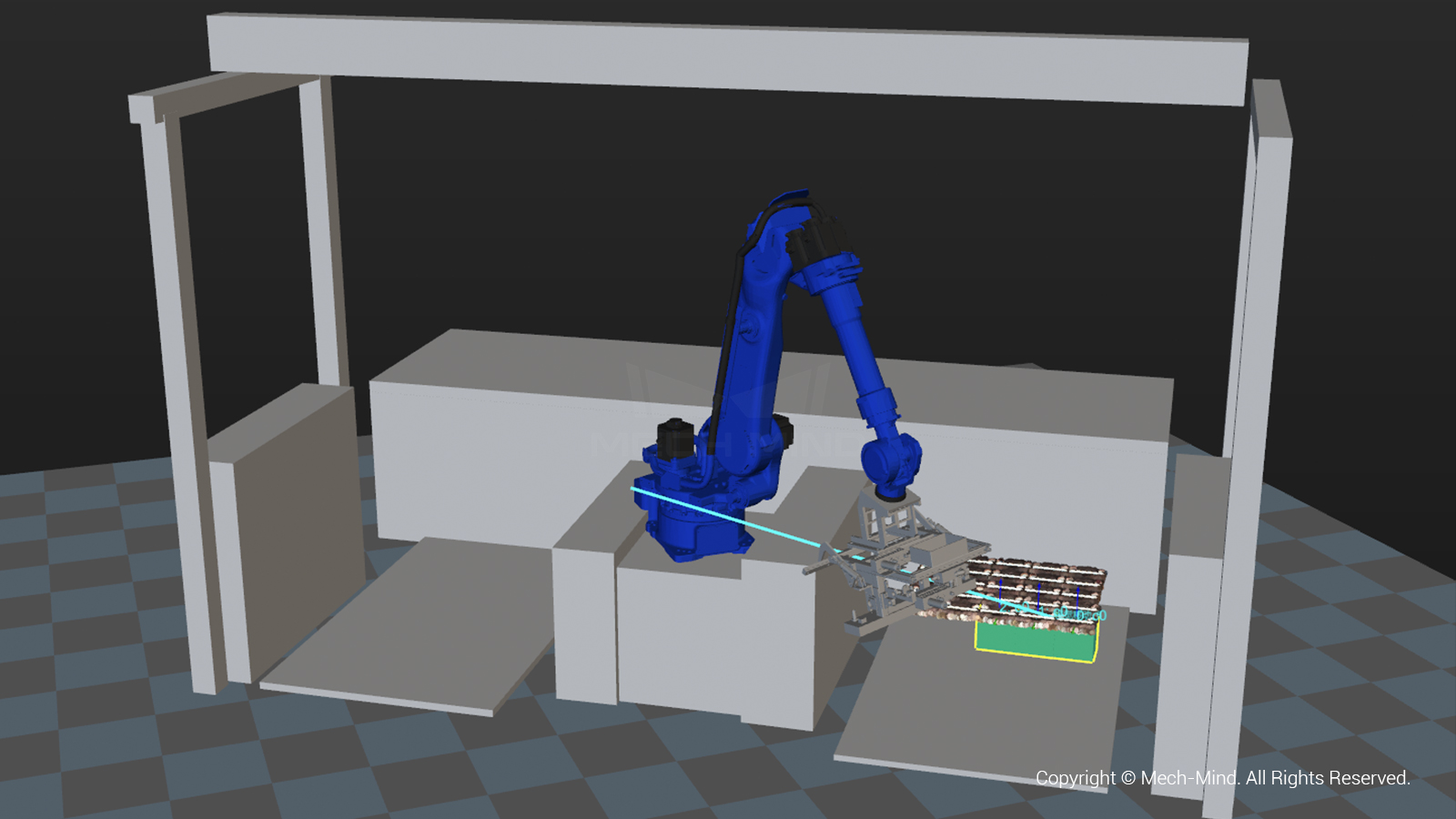 應用案例分享 | 3D視覺引導汽車鉛蓄電池自動化拆垛